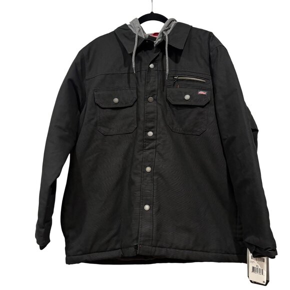 Genuine Dickies Men's Canvas Hooded Shirt Jacket - XL - Picture 3 of 7